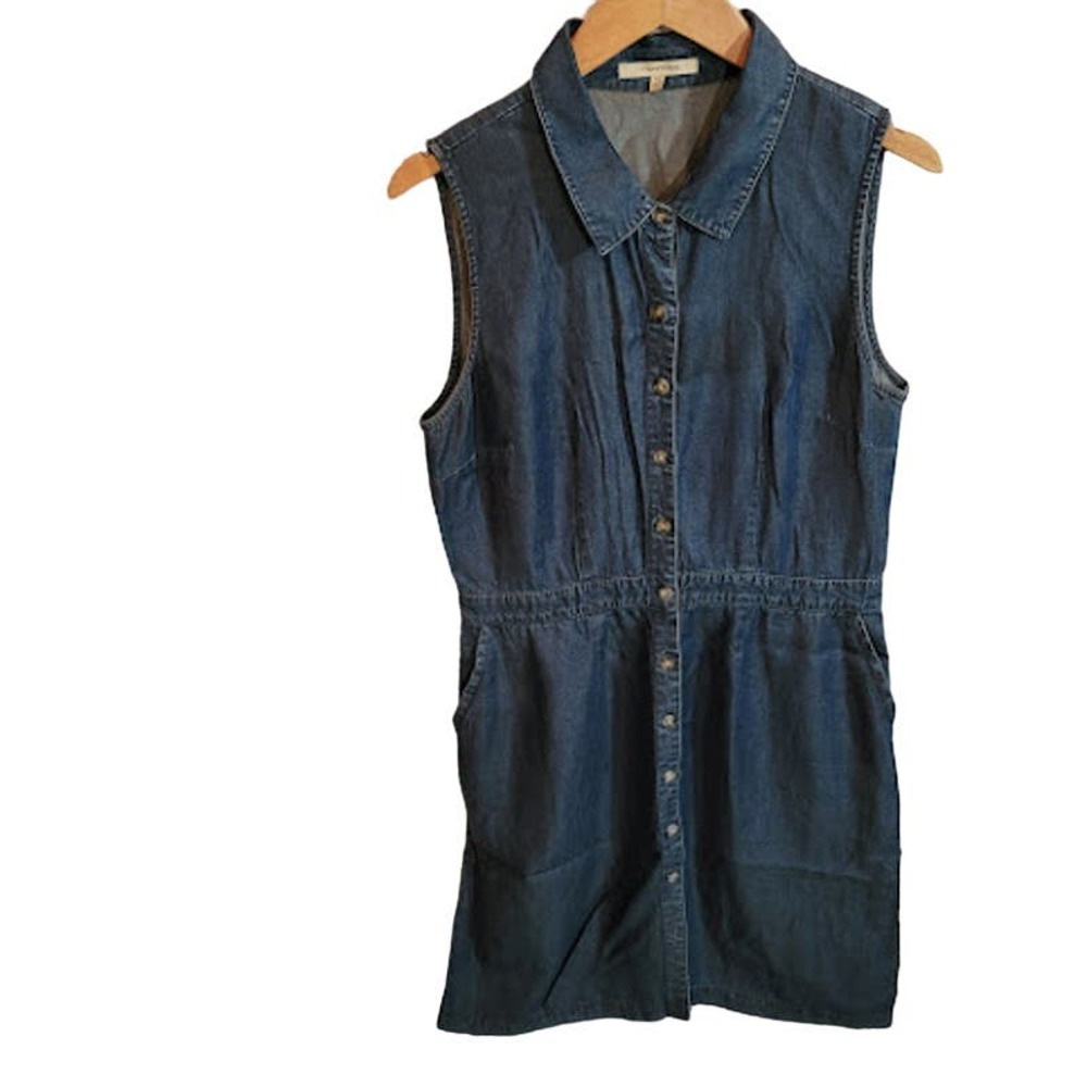 Hawthorn denim button up dress